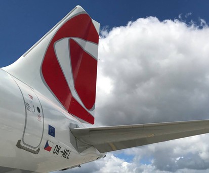 Airbus A319 von CSA Czech Airlines: 2019 für Eurowings unterwegs.
