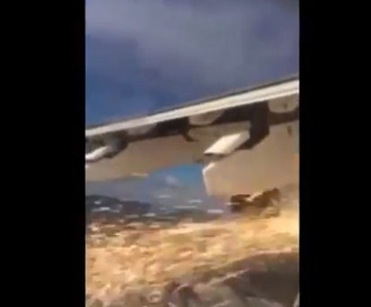 Hier spuckt ein Triebwerk Funken