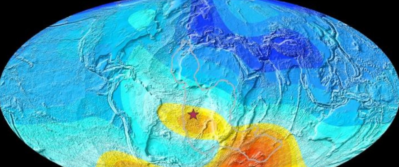 Südatlantische Anomalie: Eine Schwachstelle im Magnetfeld der Erde.