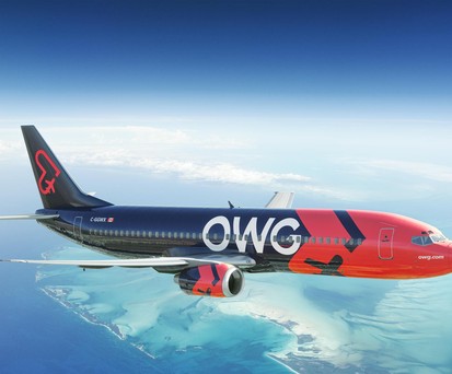 Computerbild eines Fliegers von OWG: Der Name steht für Off We go!