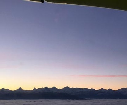 Flug den Alpen entlang: Die Schweizer Eurosky will bald starten.