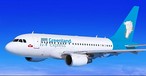 Airbus A318 in den Farben von Greenland Express: Kleine Kapazität.