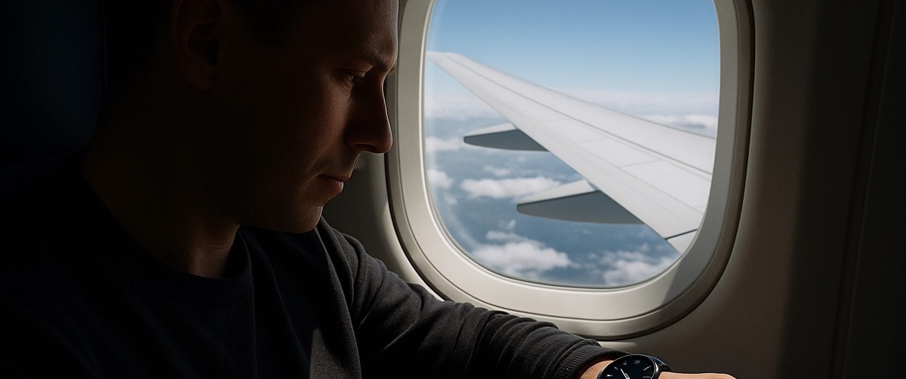 Passagier am Fenster: Manche Flüge dauern lang, sehr lang.