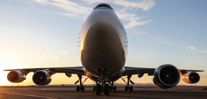 Boeing 747-400 von General Electric: Großer Rumpf macht den Jumbo zum geeigneten Testflieger.