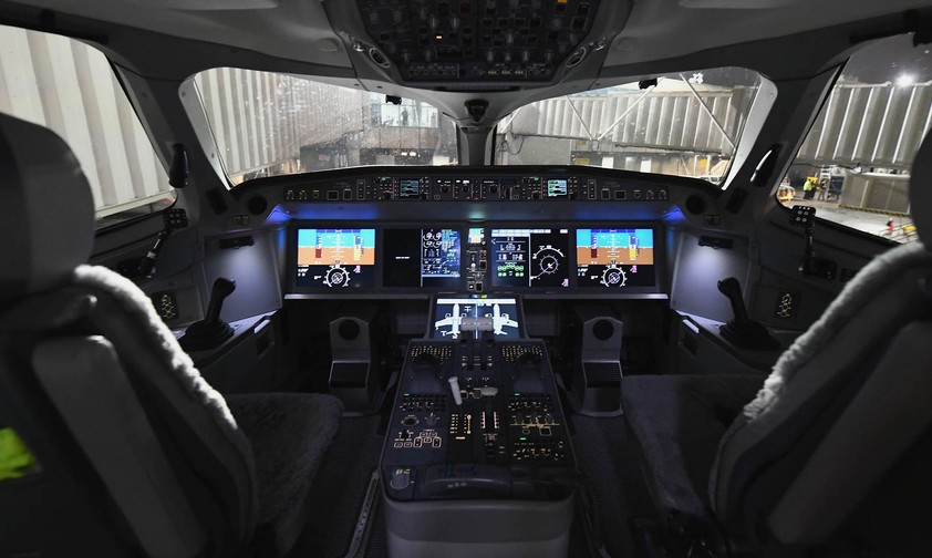 Cockpit eines Airbus A220: Order über 50 Exemplare von Green Africa.