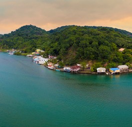 Insel Roatán: Rund 65 Kilometer vor der Küste von Honduras.