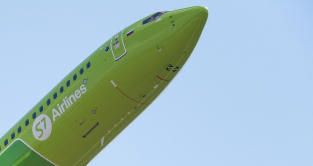 Boeing 737-800 von S7 Airlines: Die Fluglinie nutzt neuerdings den nordkoreanischen Luftraum.