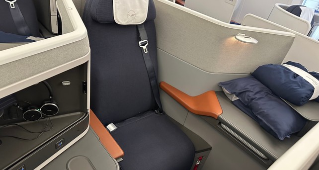 Die Allegris-Kabine der Boeing 787 von Lufhansa