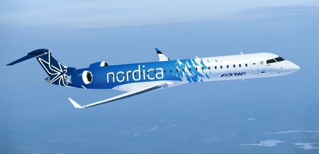 Adria-Airways-Jet im Nordica-Design: Codeshare mit Lufthansa.