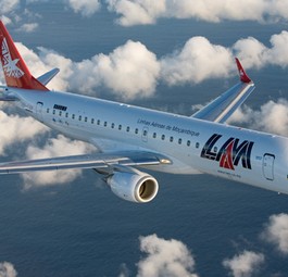 Embraer 190 von LAM Linhas Aéreas de Moçambique: Neue Destinationen.