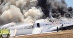 Brennendes Flugzeug: In der Eile einen Körper übersehen.