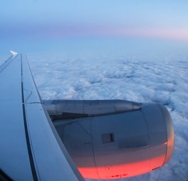 Blick aus einem A319 von Lufthansa: Lange Reise bis nach Pune.