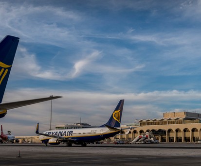Ryanair-Jets am Flughafen Malta: Die größte Airline.
