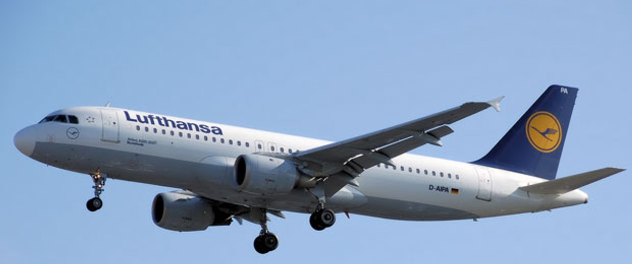 A320 von Lufthansa: Eine solche Maschine musste in Perm notlanden.