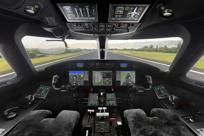 So sieht das neue Cockpit der G300 aus.