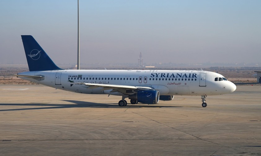 Einer der Airbus A320-200 von Syrian Airlines, die derzeit fliegen: Er ist 25 Jahre alt.