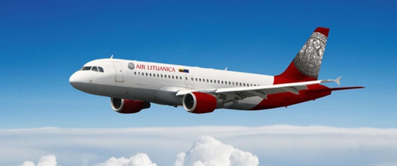 Flieger in den Farben von Air Lituanica: Die Behördenbwilligung fehlt noch.