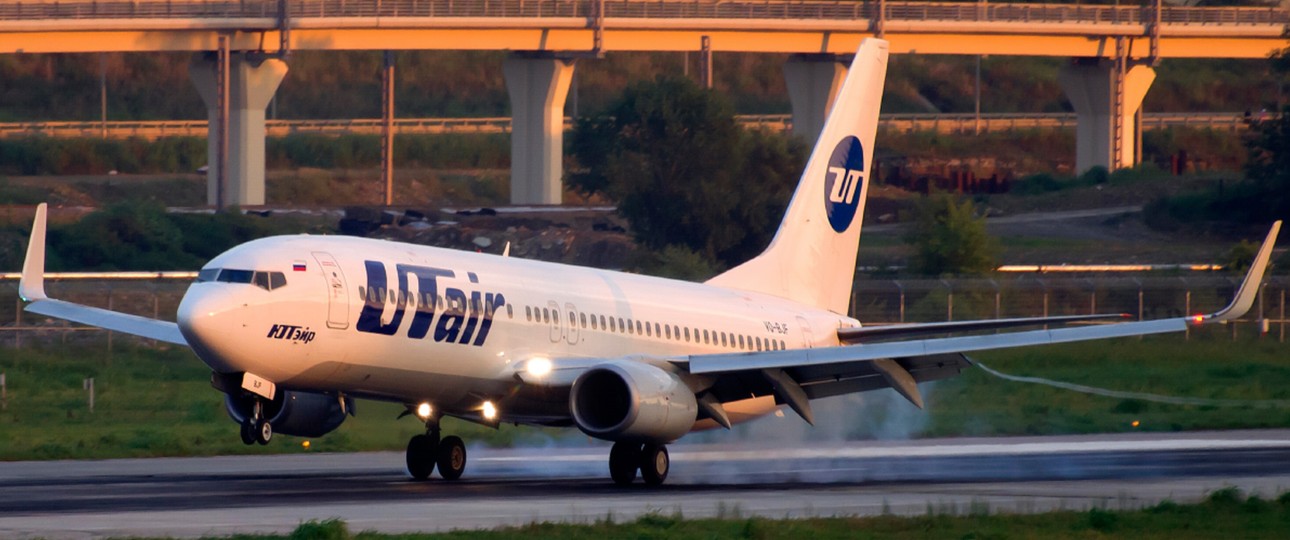 Boeing 737 von Utair: In der Türkei gibt es keinen Treibstoff mehr.