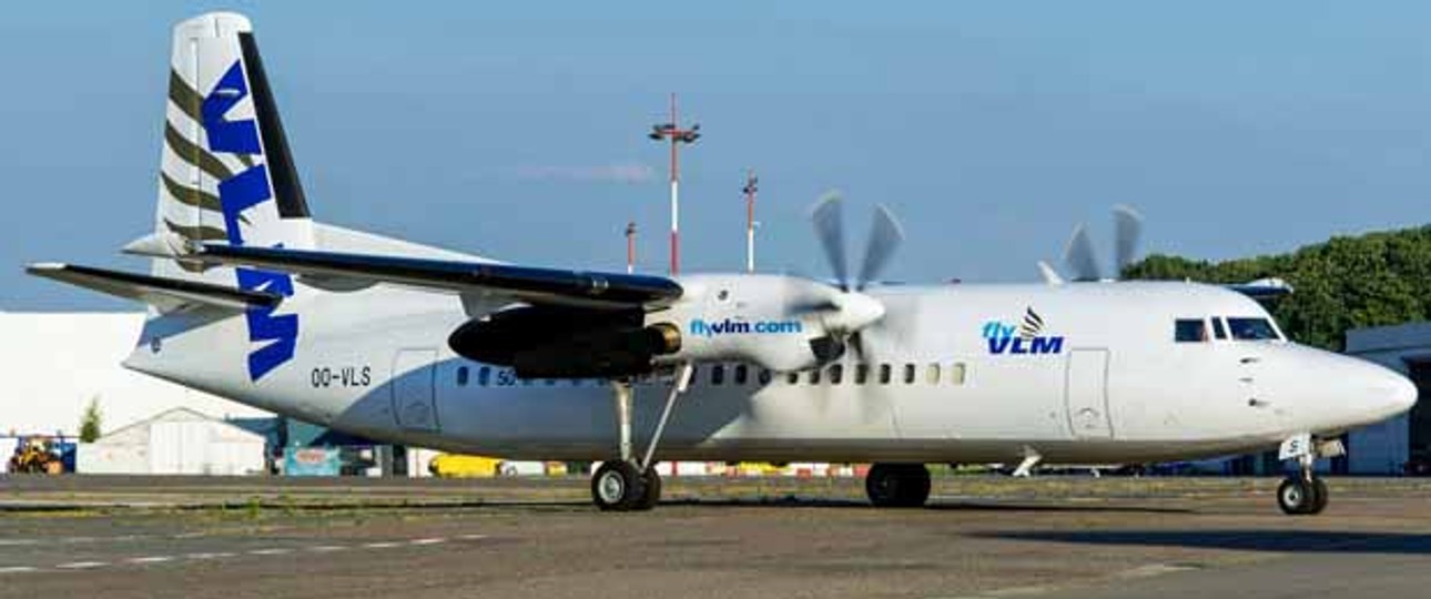 Fokker 50 von VLM: Bald auch im Liniendienst.