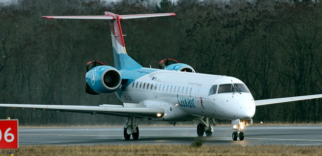 Embraer 145 von Luxair: Künftig nicht mehr in Frankfurt anzutreffen.