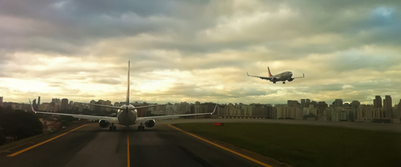 Flieger in Congonhas: Airlines wollen öfter fliegen.