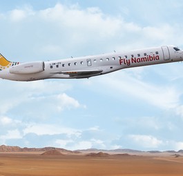 Embraer ERJ 145 von Fly Namibia: die Airline will alleine bleiben.