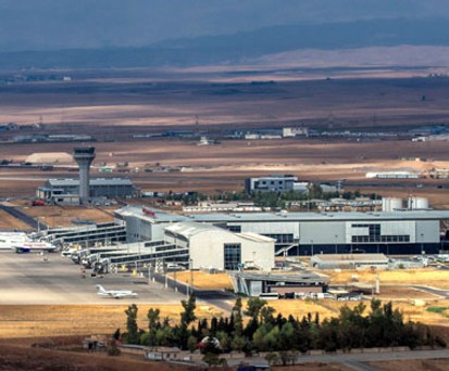 Flughafen Erbil: Germania und Lufthansa fliegen hin.