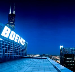 Verwaltungs-Hauptsitz von Boeing in Chicago:  2018 wird über die Boeing 797 entschieden.