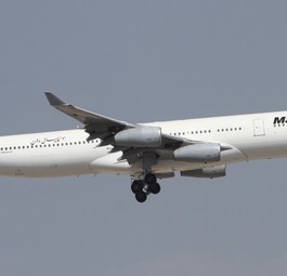 Ein anderer Airbus A340 von Mahan Air: Die Airline bekommt Jets über Umwege.