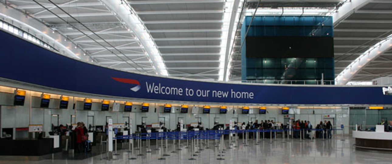Terminal 5 am Flughafen Heathrow