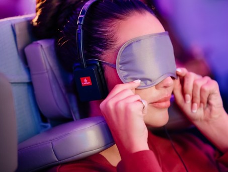 U-Dream-Headrest im Einsatz: Aktuell nur auf drei Airbus a350 verfügbar.