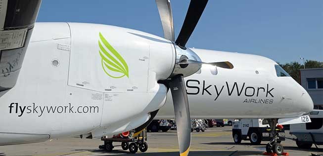 Saab 2000 von Skywork: bald wieder unterwegs.
