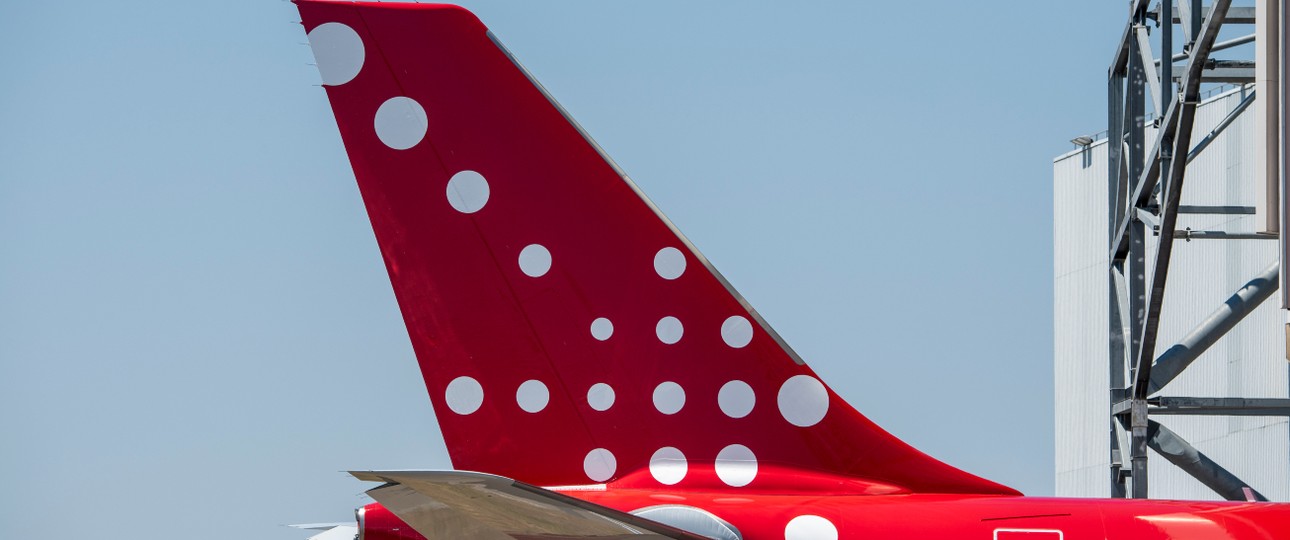 Airbus A330-800 für Air Greenland: Das Logo der Fluggesellschaft auf dem Heck stellt eine Eisblume dar.