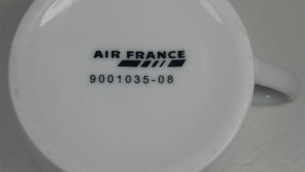 Tasse von Air France: Für Passagiere manchmal wertvolle Beute.