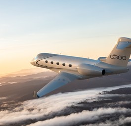 Animation der Gulfstream G300: Das Flugzeug soll die Nachfolge der G280 antreten.