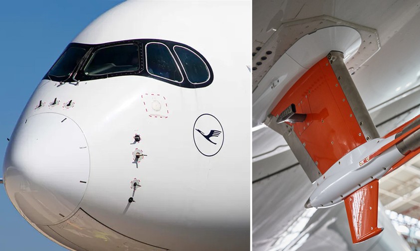 Lufthansas forschender Airbus A350 startet mit Verspätung