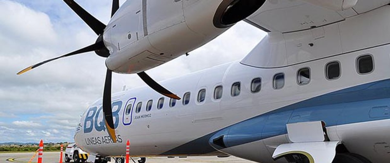 ATR 72 von BQB Lineas Aereas: Nach dem 11. April ist Schluss.