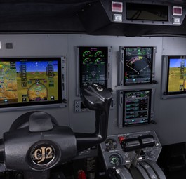 So sieht die neue Avionik für die Citation CJ2 aus: Der Einbau kann wahrscheinlich ab dem zweiten Quartal 2024 beginnen.
