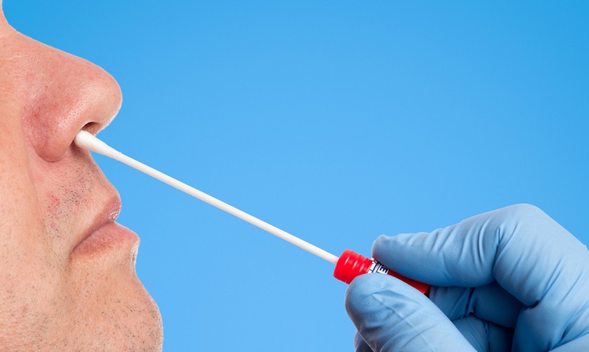 Coronatest: Für Reisen nach China braucht es ihn zwei Mal.