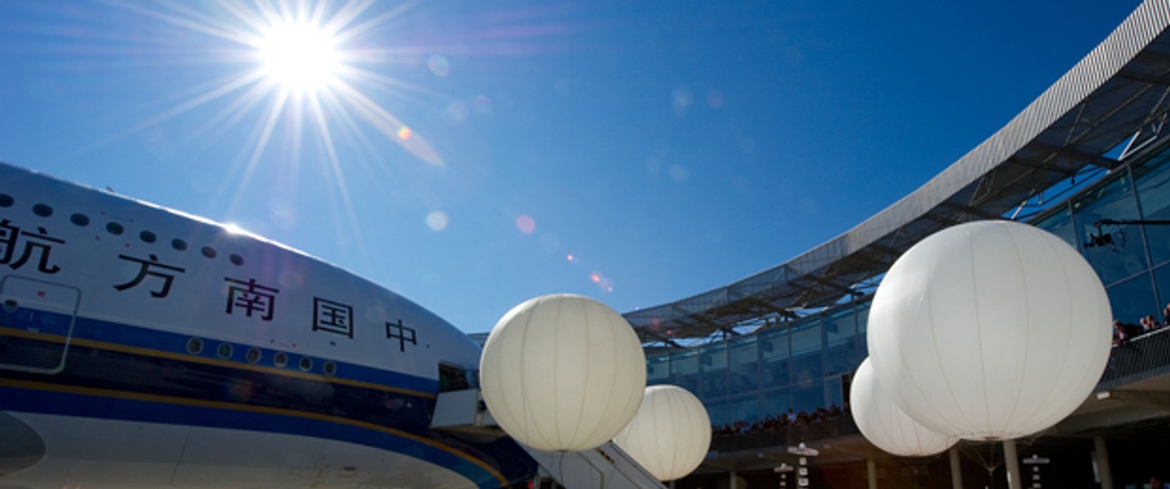 A380 von China Southern: Schlecht ausgelastet.