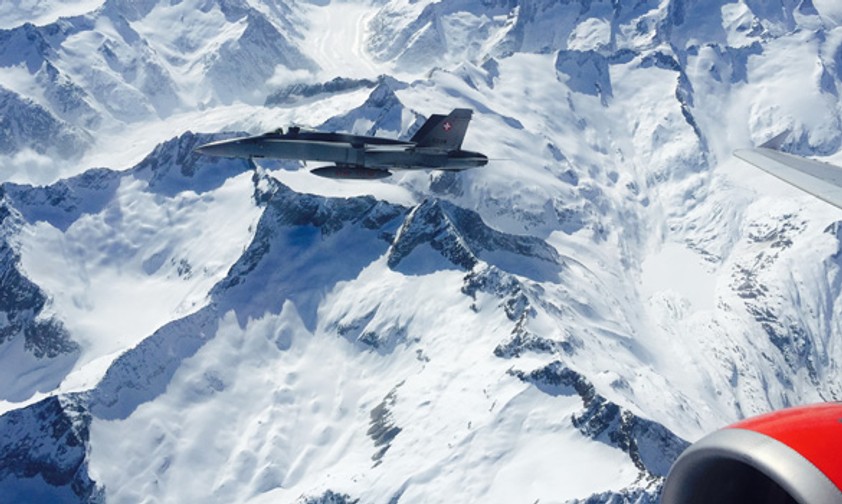 Mit der Luftwaffe auf Alpen-Panoramatour