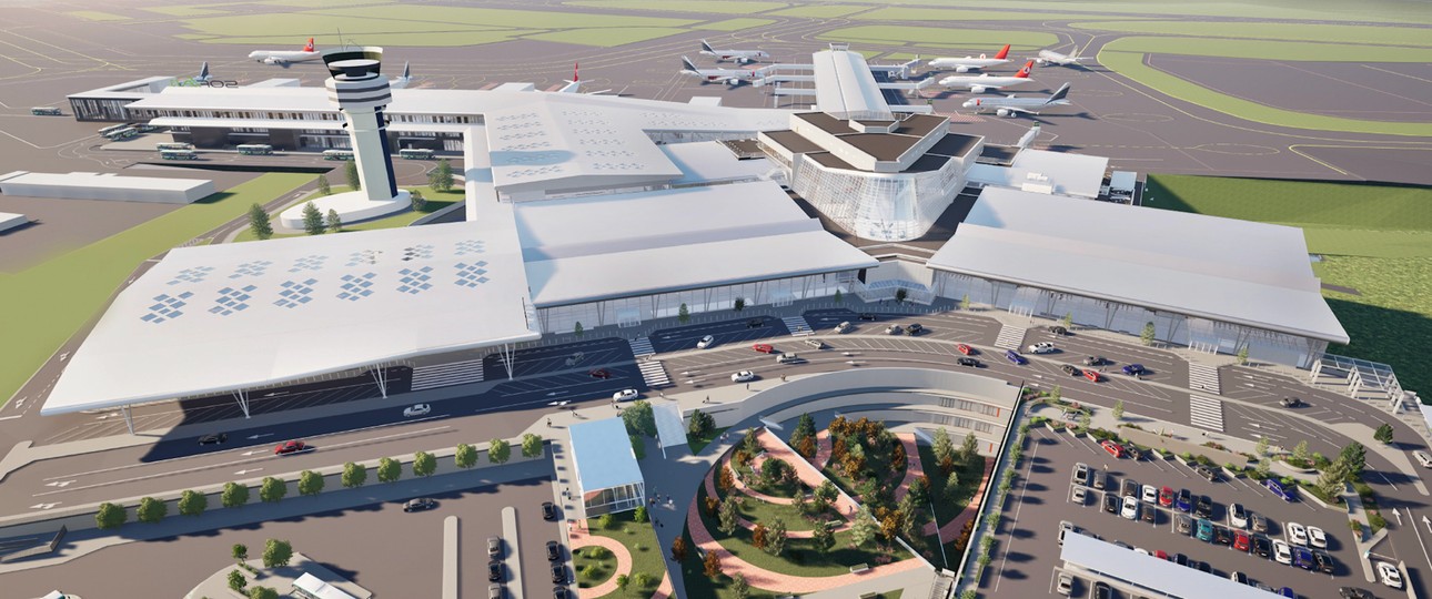 Neues Terminal 3 in Sofia: Soll 2031 eröffnen.