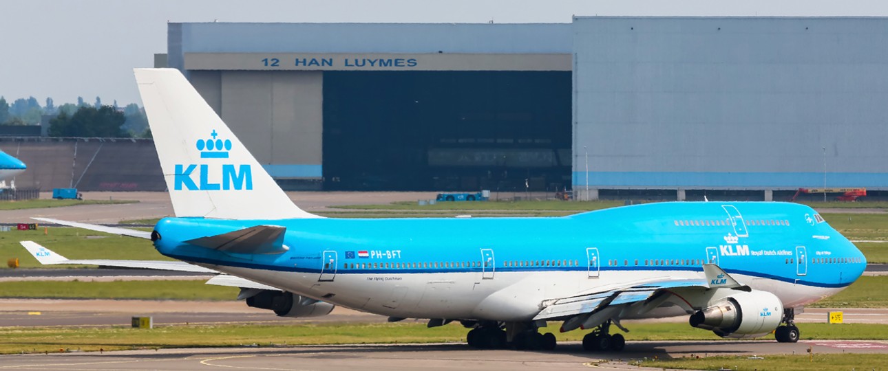 Boeing 747 von KLM mit der Kennung PH-BFT: Der Jet drehte um.