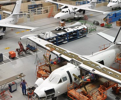 Factory of the L-410 in the Czech Republic.