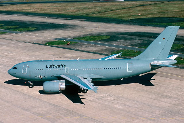 Für Transporte von Truppen, Verletzten oder zum Auftanken git es fünf Airbus A310.