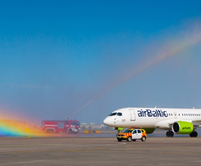 C-Series CS300 von Air Baltic: Eine gestreckte Version macht Boeing Angst.