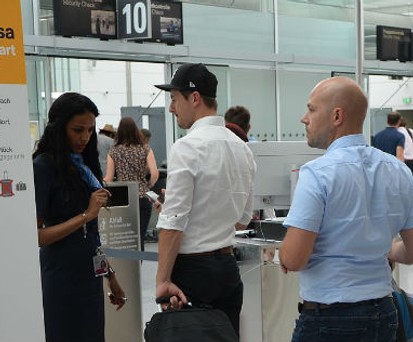 Neue Sicherheitskontrolle: Geschäftsreisende sollen schneller ans Ziel kommen.