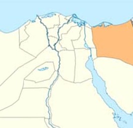 Nördlicher Sinai: Diverse Behörden warnten vor tiefen Flügen. Die Easa hebt vor allem den Norden des Sinai als heikel hervor.