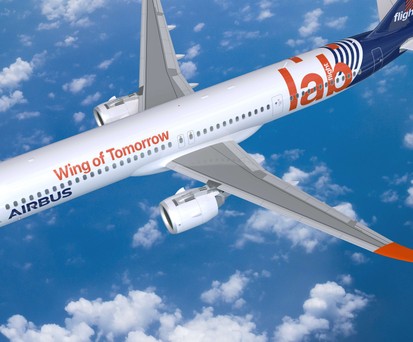Der A321 Neo erhält Aufsätze an den Flügelenden: So testet Airbus die künftigen, sehr langen Tragflächen.