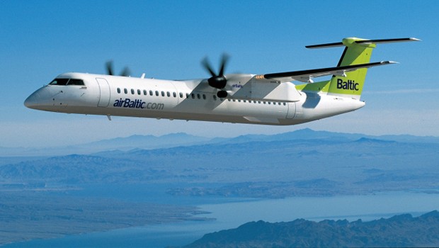 Bombardier Q400 von Air Baltic: Bald am Boden?